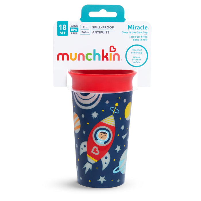 Munchkin - Miracle® 360° Glow in the Dark Sippy Cup. 9 Ounce