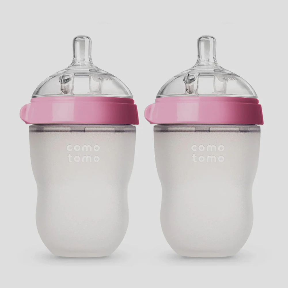 Comotomo Baby Bottle, Double Pack  8oz