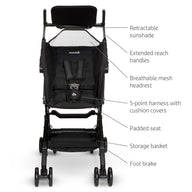 Munchkin - Sparrow™Ultra-compact stroller. Negra