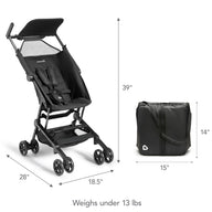 Munchkin - Sparrow™Ultra-compact stroller. Negra