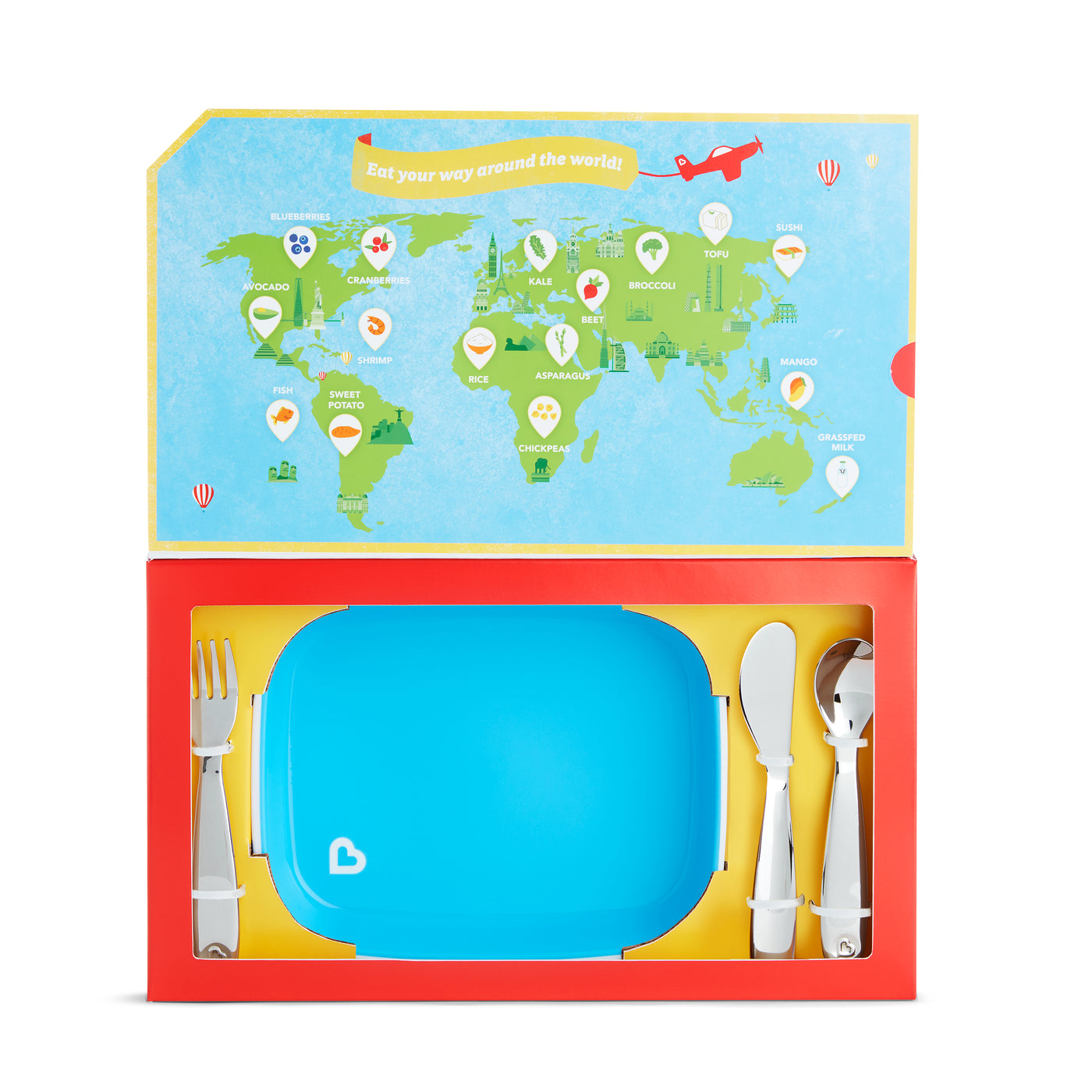 Munchkin - Food Adventure Splash™ Big Kid Dining Set