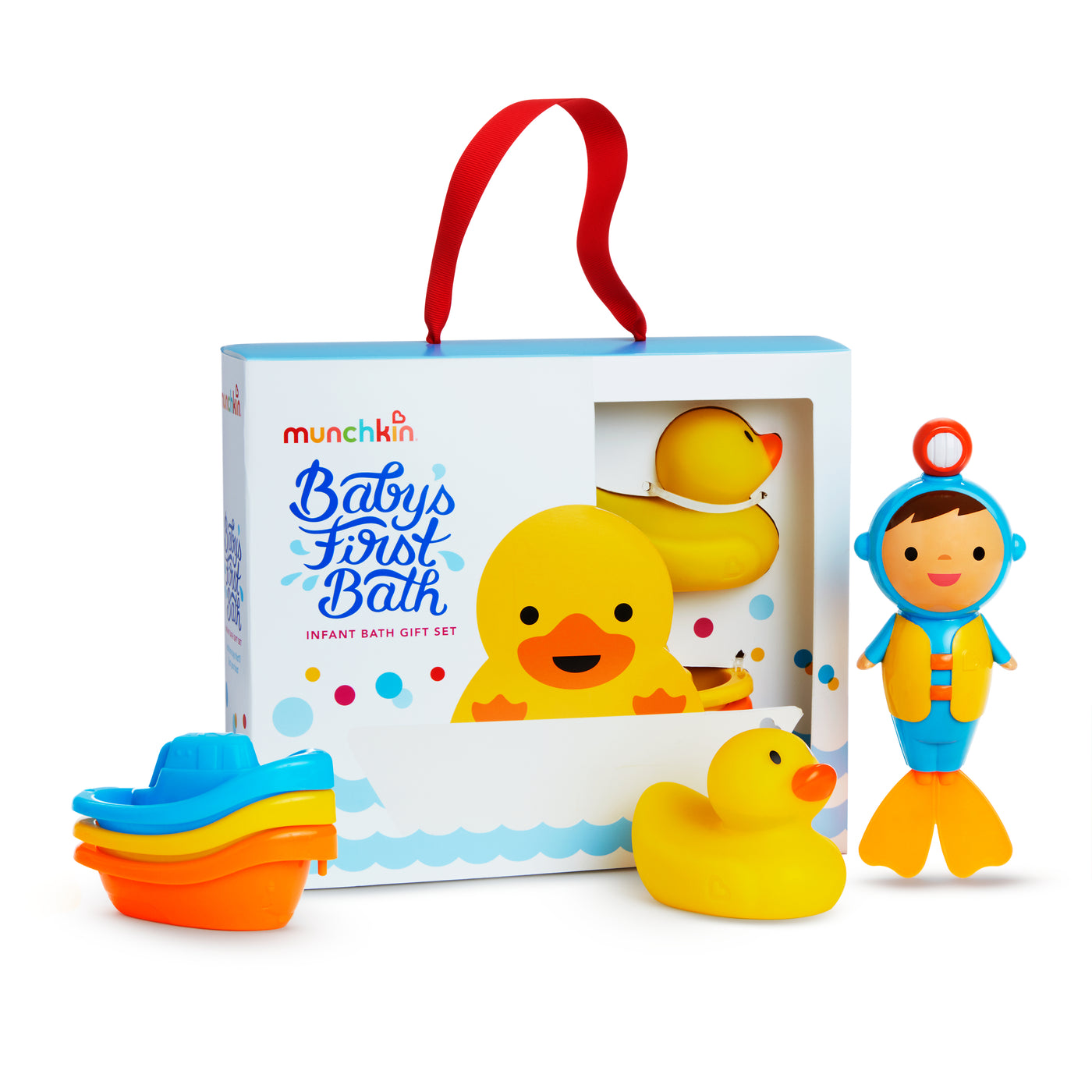 Munchkin - Baby’s First Bath. Infant Bath Gift Set