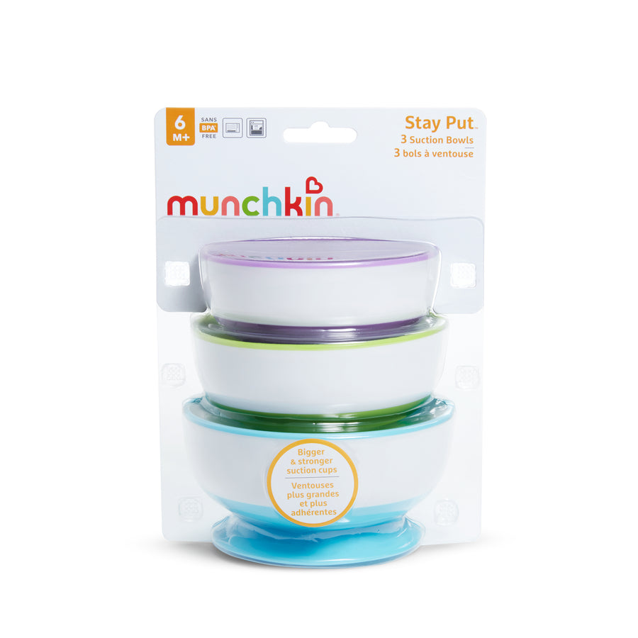 Munchkin - Tazones de succión Stay Put™