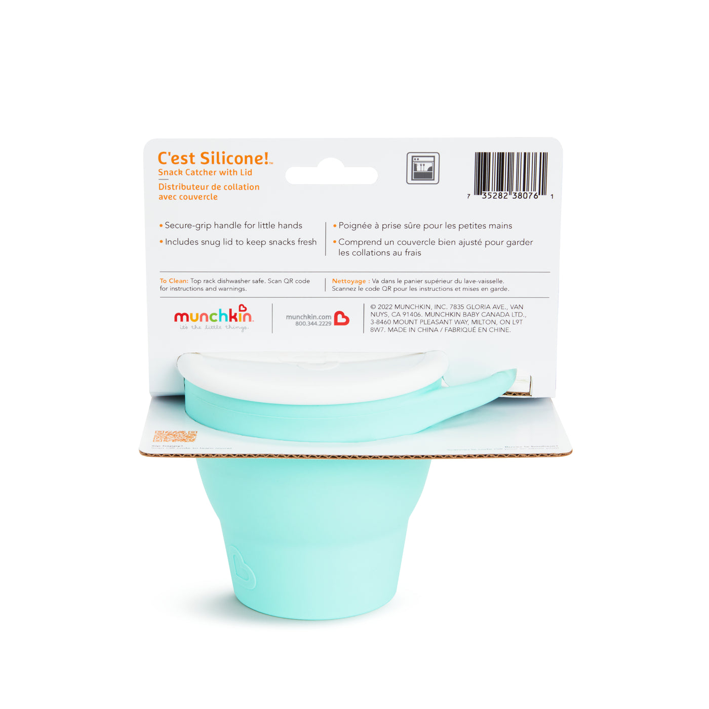 Munchkin - C’est Silicone!™ Snack Catcher with Lid