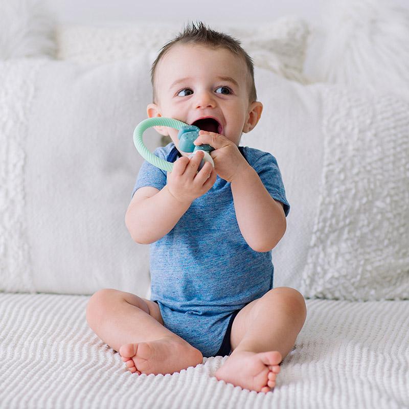 Ritzy Rattle - Silicone Teether Rattler