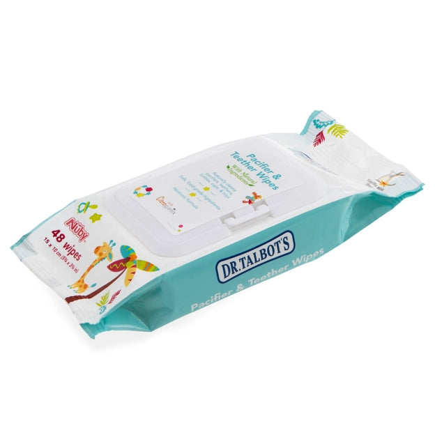 Dr. Talbot's Pacifier and Teether Wipes, Vanilla Milk Flavor